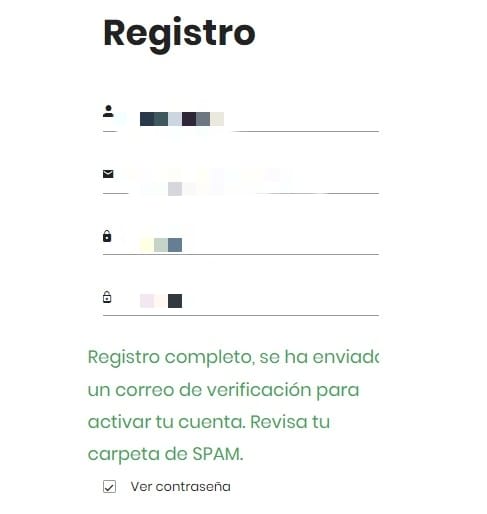 Registro completo